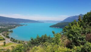 Vue sur le lac d'Annecy