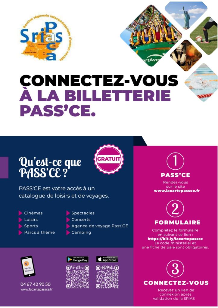 Procédure de connexion à Pass'CE