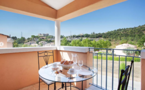 terrasse vue sur la campagne