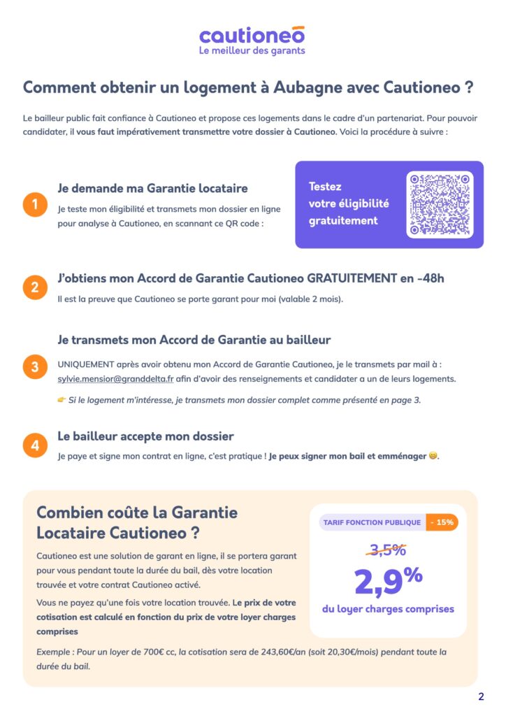 description de la procédure à suivre